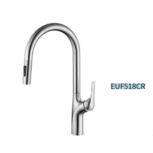 Vòi rửa bát dây rút inox 304 Eurogold EUF518CR