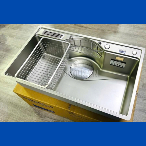 Chậu rửa bát inox 304 Eurogold EUD37848