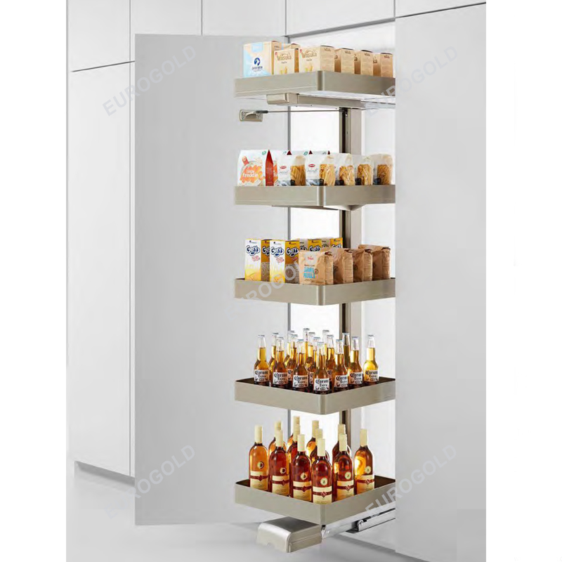 TỦ KHO 5 TẦNG ÂM TỦ NHÔM CAO CẤP EUROGOLD EUM5045G