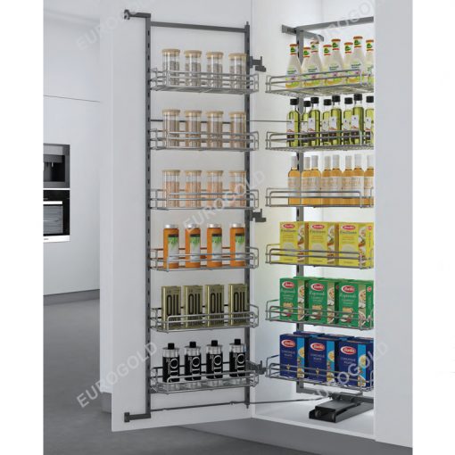 TỦ ĐỒ KHÔ INOX 304 OVAL 4 TẦNG EUROGOLD EPV1645