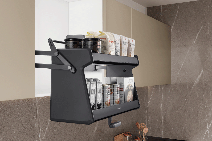 GIÁ NÂNG HẠ 2 TẦNG TITANIUM GRANDX XL.90T 90CM - xl 80t 90t phoi canh 2