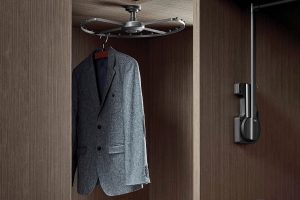 GIÁ TREO TRẦN GÓC TỦ QUẦN ÁO GRANDX 270° “XOAY 360°” XM.270A