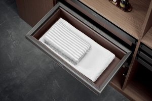 NGĂN KÉO ĐỰNG QUẦN ÁO BỌC DA CAO CẤP – HIGH CLASS GREY GRANDX XM.90A 90CM