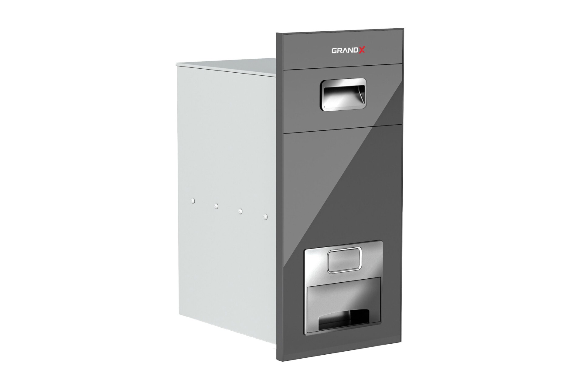 THÙNG GẠO MẶT KÍNH NÚT NHẤN GRANDX XR.G302G 30CM - xr g302g 2 scaled 1