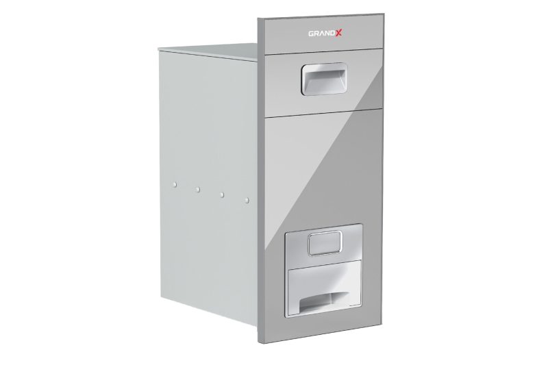 THÙNG GẠO MẶT KÍNH NÚT NHẤN GRANDX XR.G302M 30CM - xr g302m scaled 1
