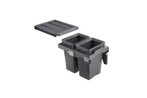 THÙNG RÁC ĐÔI CÁNH KÉO ÂM TỦ GRANDX XW.D40 40CM 40CM