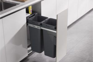 THÙNG RÁC ĐÔI GẮN CÁNH KÉO ÂM TỦ GRANDX XW.D30M 30CM