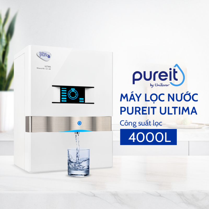 MÁY LỌC NƯỚC PUREIT ULTIMA TRẮNG TREO TƯỜNG ĐỂ BÀN - 1 1 1