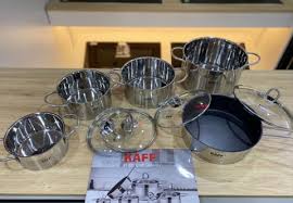 BỘ NỒI KAFF KF-DIAMON09304 LUXURY - 1.BO NOI INOX 5 MON KAFF KF ST05304