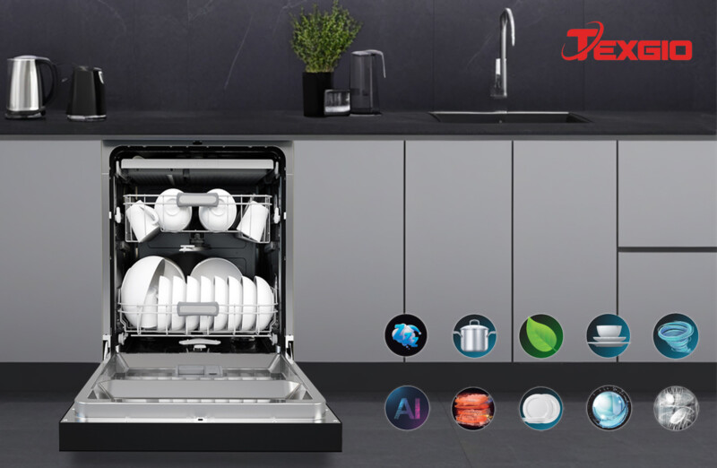 MÁY RỬA CHÉN TEXGIO 795B SMART PRO - 10 pros