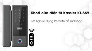 KHÓA ĐIỆN TỬ CỬA KÍNH KASSLER KL 569 APP REMOTE - 1000
