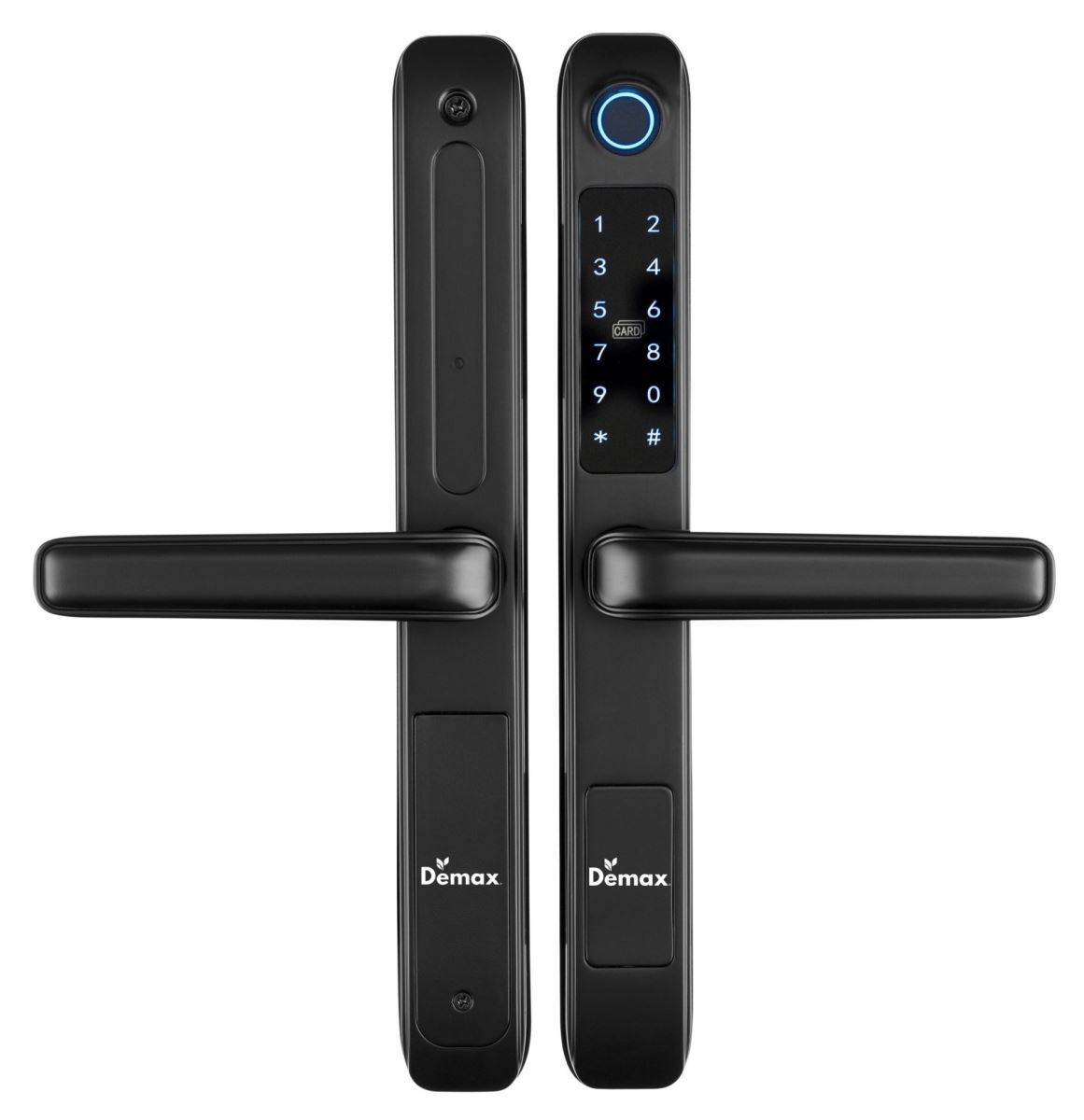 Khóa cửa vân tay - App Wifi cửa nhôm Demax EL101BL(chống nước) - Của Đức - 101bl 1
