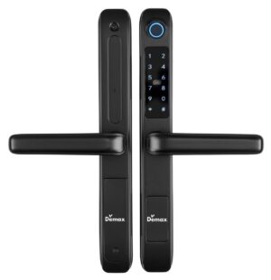 Khóa cửa vân tay - App Wifi cửa nhôm Demax EL101BL(chống nước) - Của Đức
