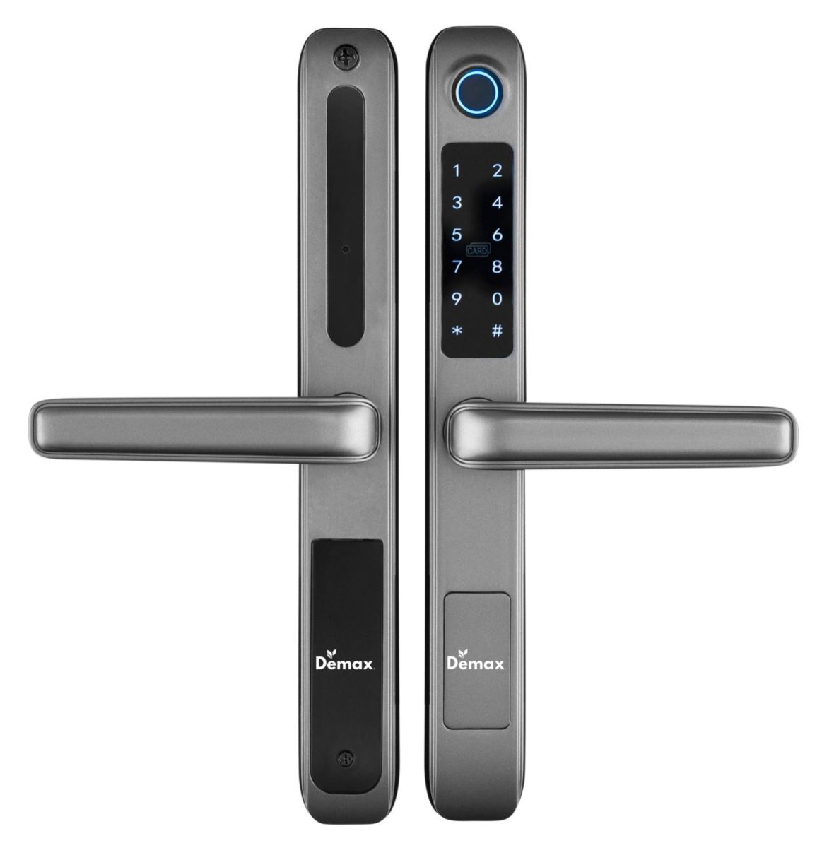 Khóa cửa vân tay - App Wifi cửa nhôm Demax SL101 SV (chống nước) - Của Đức - 101sv1 1