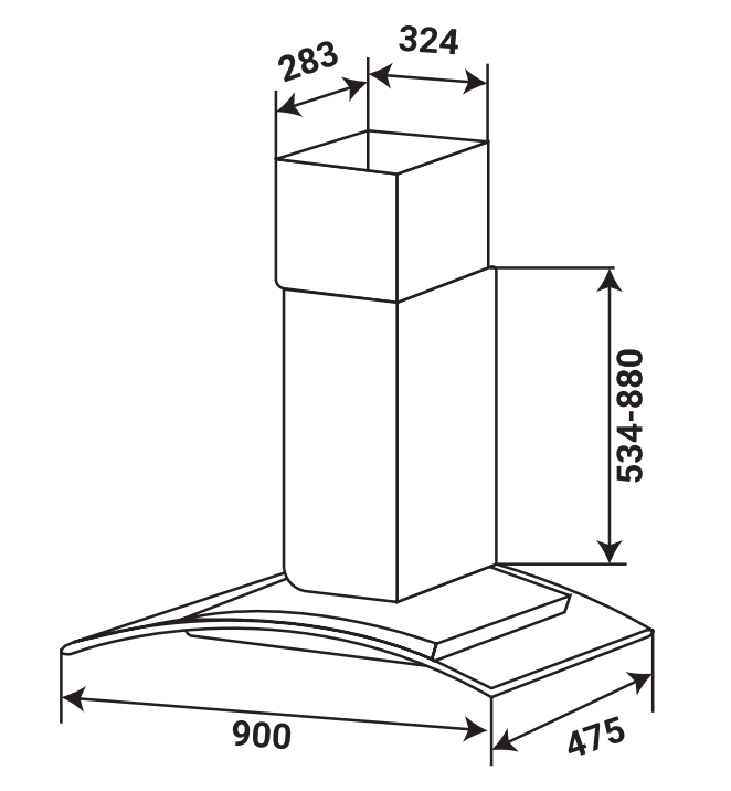 MÁY HÚT MÙI KAFF KF-GB209TB - 11