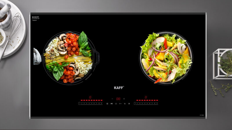 BẾP TỪ ĐÔI KAFF KF-IH870Z - 12 14