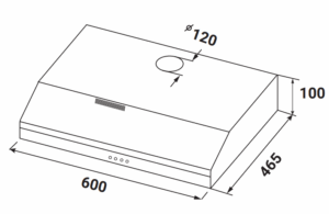 MÁY HÚT MÙI KAFF KF-SL60KW  - 13 1