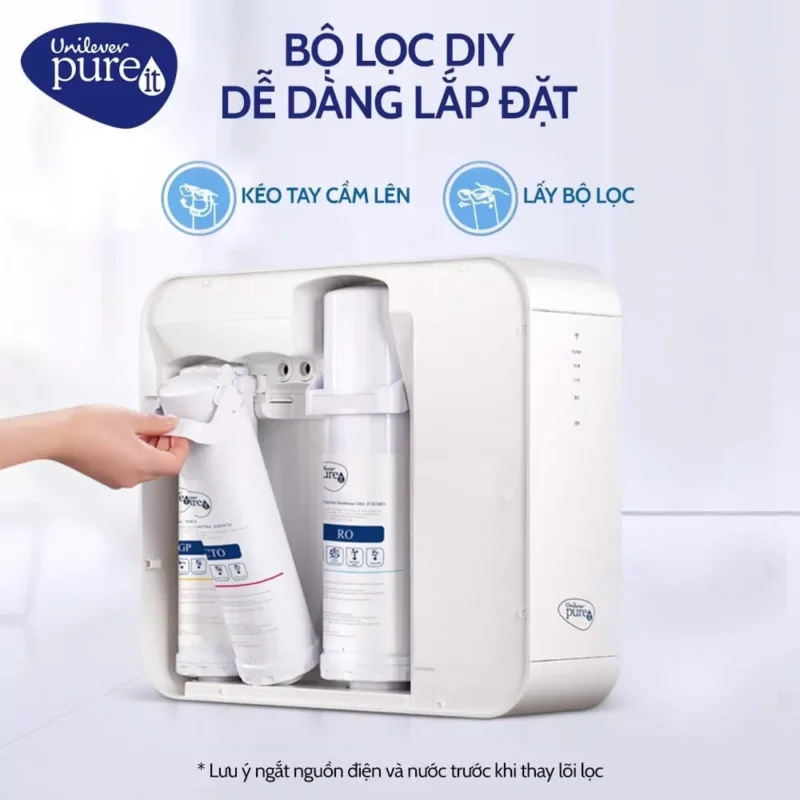 LÕI LỌC RO MÁY LỌC ÂM TỦ BẾP PUREIT DELICA UR5640