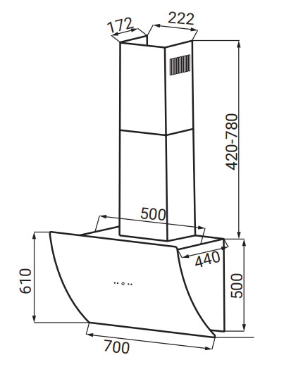 MÁY HÚT MÙI KAFF KF-70LH - 15 21