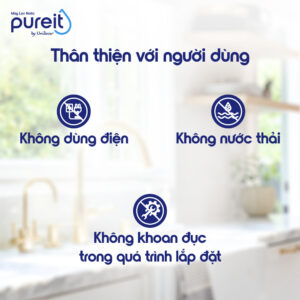 LỌC THÔ TRONG SUỐT ÂM TỦ BẾP PUREIT - 18