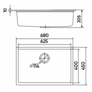 Chậu rửa KAFF GRANITE KF-MONDX-6845 - 19 650x650 1 1