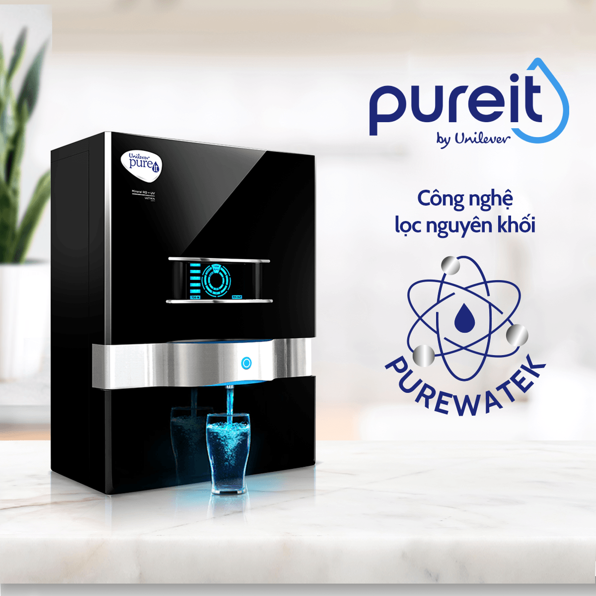 MÁY LỌC NƯỚC PUREIT ULTIMA ĐEN TREO TƯỜNG ĐỂ BÀN - 2 8
