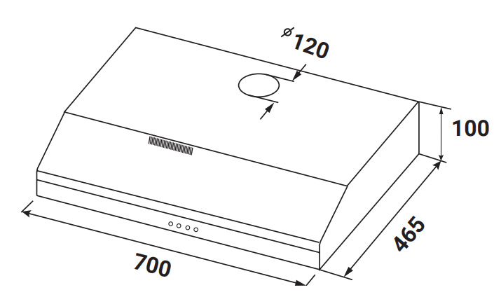 MÁY HÚT MÙI KAFF KF-S70HD - 20 3