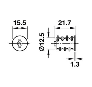 Các chìa không trùng nhau - Ruột khóa Hafele Symo 3000 - 210 40 600 dimd 14ef39b9 5ec9 4eb8 ae2d e962fa32c67a 457x431 crop center