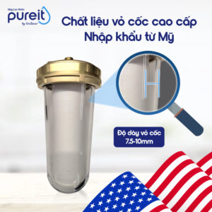 LỌC THÔ TRONG SUỐT ÂM TỦ BẾP PUREIT - 22
