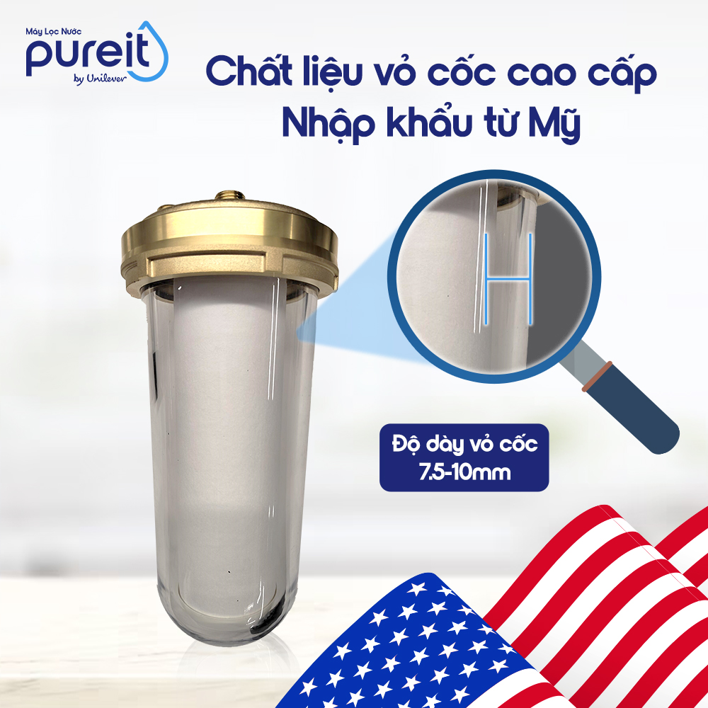 LỌC THÔ TRONG SUỐT ÂM TỦ BẾP PUREIT - 22