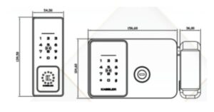 KHÓA CỬA CỔNG VÂN TAY KASSLER KL 579 CNC SILVER GREY REMOTE - 27 e1744879838842