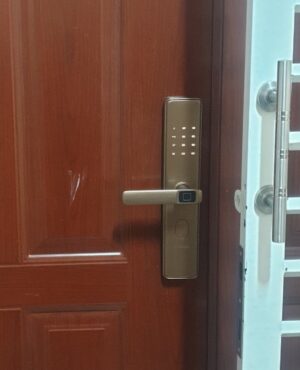 KHÓA CỬA VÂN TAY APP WIFI BOSCH ID30 DE MÀU VÀNG ĐỒNG  - 30b