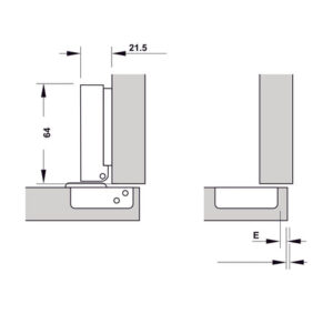 Bản lề Hafele DIY Inox 304 giảm chấn - 315 07 113 dimd1 457x431 crop center