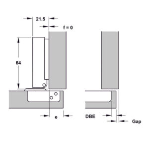 Bản lề Hafele DIY Inox 304 giảm chấn - 315 07 113 dimd2 457x431 crop center