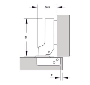 Bản lề Hafele DIY Inox 304 giảm chấn - 315 07 114 dimd4 457x431 crop center