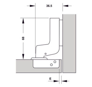 Bản lề Hafele DIY Inox 304 giảm chấn - 315 07 115 dimd5 457x431 crop center