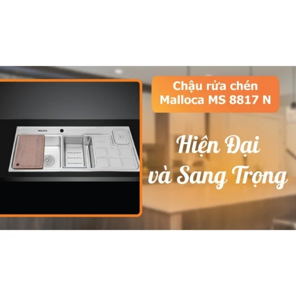 CHẬU RỬA CHÉN MALLOCA MS 8817 N  - 333 6 63864cac0bda43d6ae4007a6d70437b4