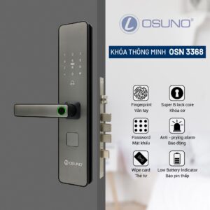 Khóa vân tay Osuno OSN3368- mở khóa kép - 3368 1