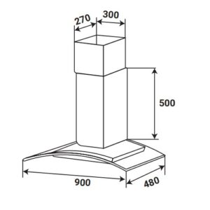 MÁY HÚT MÙI KAFF KF-GBT9007 - 34 9