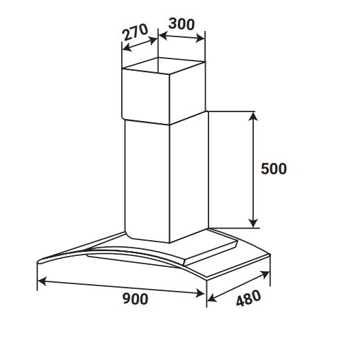MÁY HÚT MÙI KAFF KF-GBT9007 - 34 9