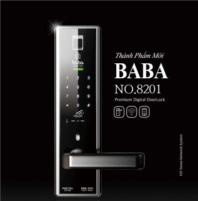 Khóa vân tay BABA 8201- app điện thoại - 348036cd13e4e8bab1f5 1