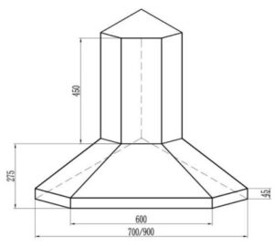 MÁY HÚT MÙI ÁP TƯỜNG KAFF KF-CN900I - 35 9