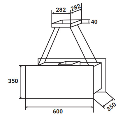 MÁY HÚT MÙI ĐỘC LẬP KAFF KF-IS606HG - 36 9