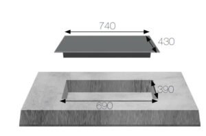 BẾP TỪ ĐÔI KAFF KF-HGM5II - 39 6