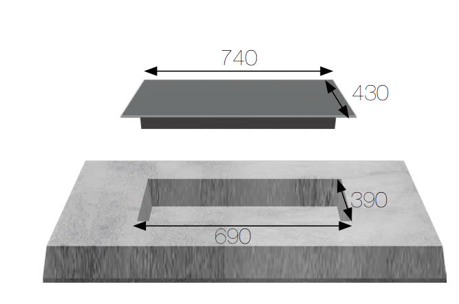 BẾP TỪ ĐÔI KAFF KF-HGM5II - 39 6