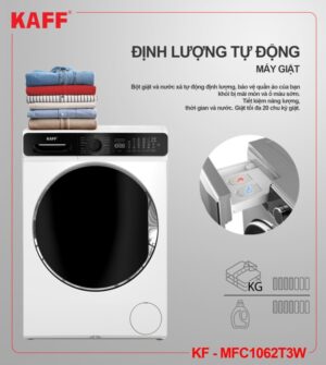 MÁY GIẶT KAFF KF-MFC1062T3W 10KG - 4 KF MFC1062T3W