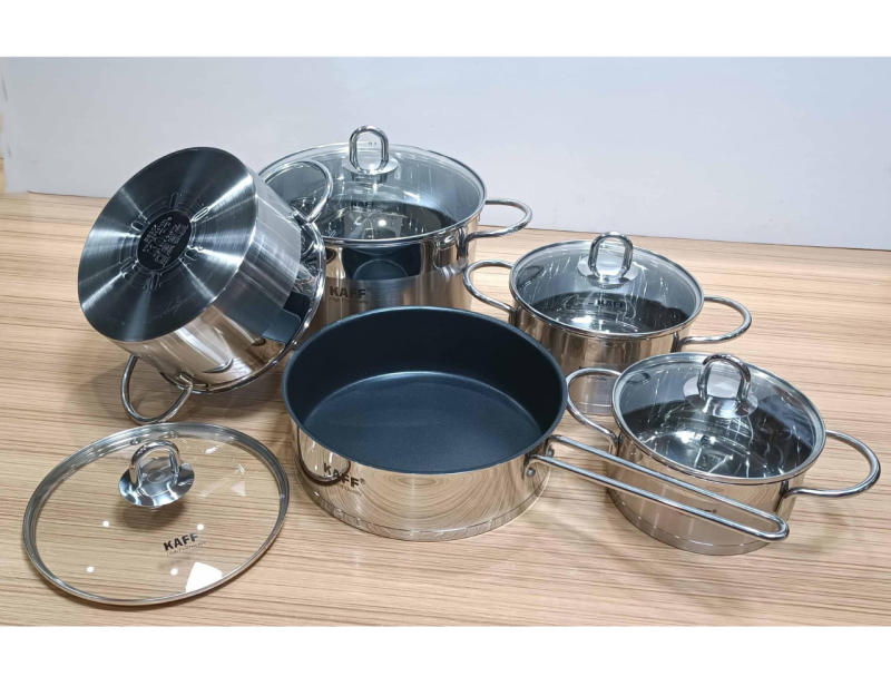 BỘ NỒI 5 MÓN INOX KAFF KF-ST09304