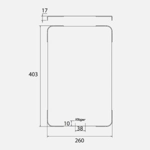 KÍCH THƯỚC THỚT INOX KLUGER KCB 122FS