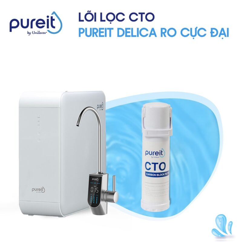 LÕI LỌC CTO MÁY LỌC ÂM TỦ BẾP PUREIT DELICA UR5840