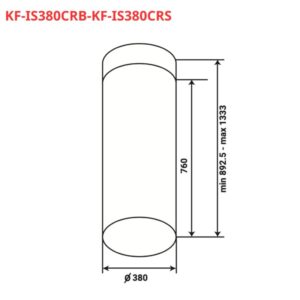 MÁY HÚT ĐẢO KAFF KF-IS380CRS - 48 9